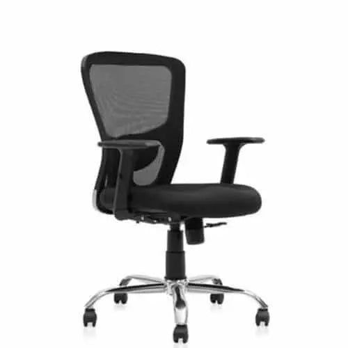 Hunky Jacuzi Mid Back Ergonomic Office Chair For Home / Office Use With Multi Tilt Lock Mechanism , 2 Dimension Lumbar Support & 3 Years Warranty