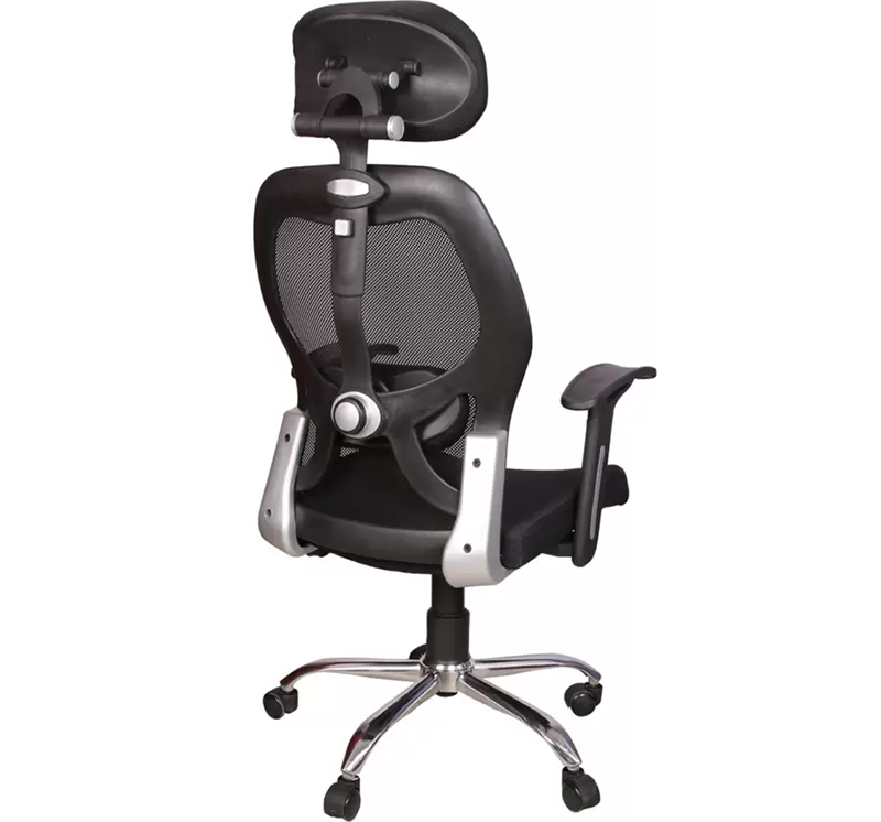 Hunky Matrix High Back Revolving Employee Chair ( Red , Black ) ( DIY )