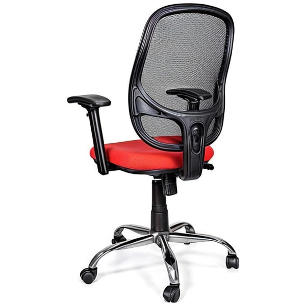 Hunky Medium Back Revolving Mesh Employee Chair with Armrest