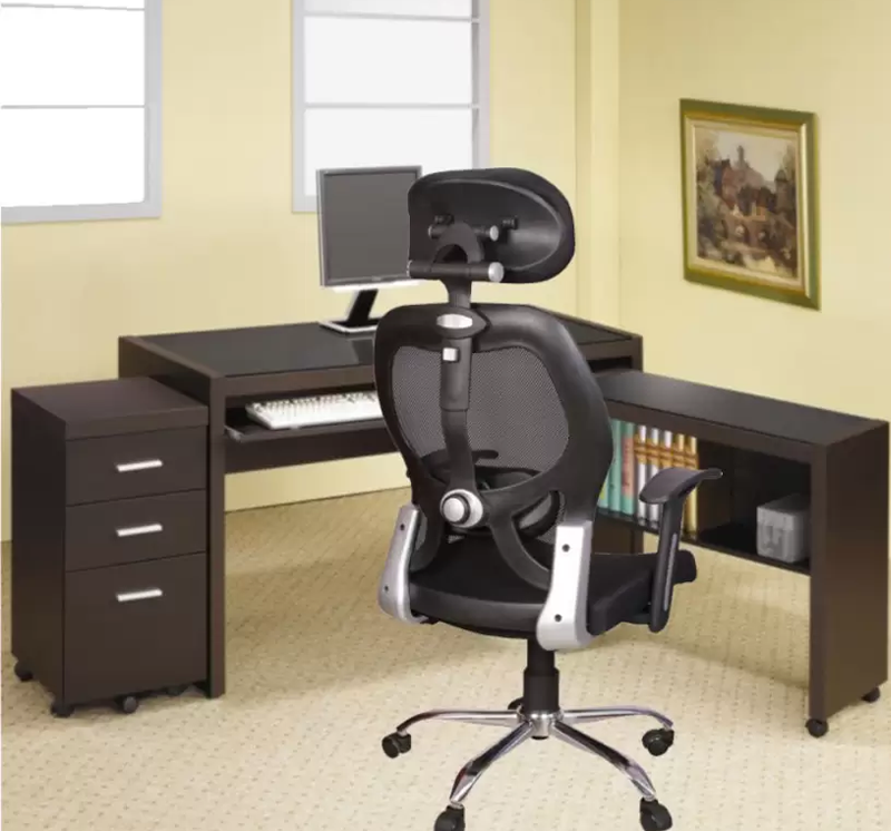Hunky Matrix High Back Revolving Employee Chair ( Red , Black ) ( DIY )