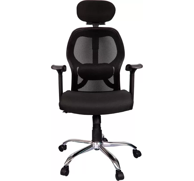 Hunky Matrix High Back Revolving Employee Chair ( Red , Black ) ( DIY )