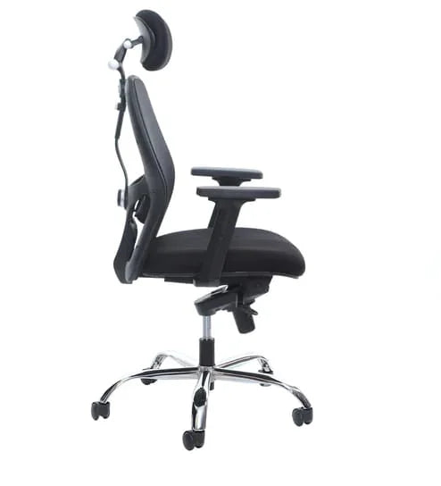 Hunky High Back Office Revolving Employee Desk Chair with Chrome Base