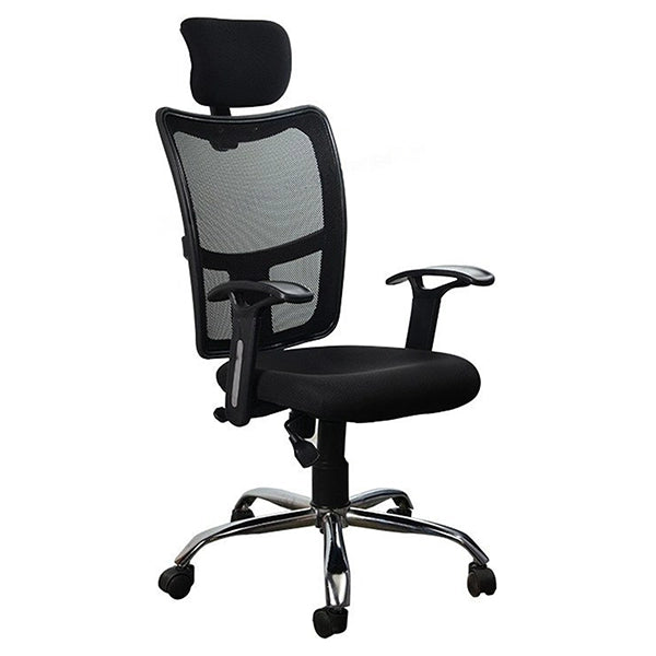 Hunky High Back Mesh Office Employee Chair with Adjustable headrest and Armrest