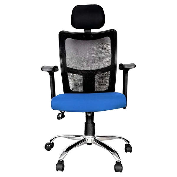 Hunky High Back Mesh Office Employee Chair with Adjustable headrest and Armrest