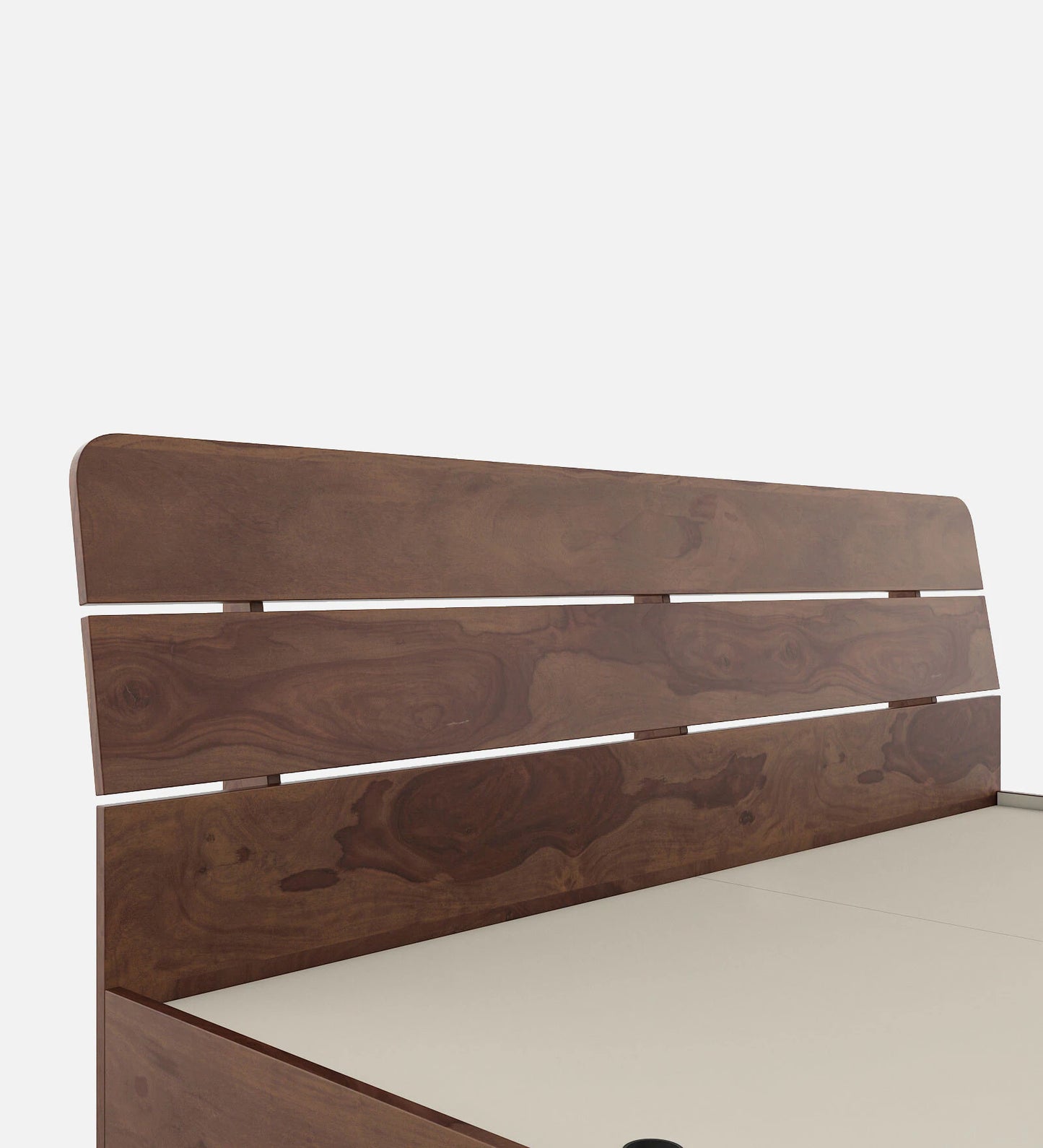 Hunky Queen Bed In Sheesham Finish With Box Storage