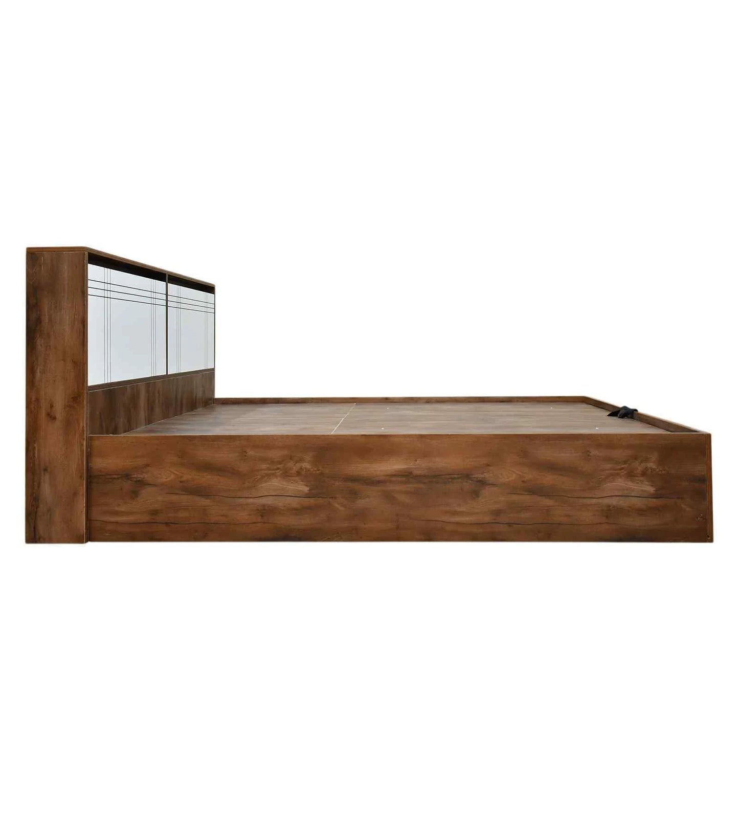Aesthetic King Size Bed With Headboard & Hydraulic Storage Bed Lifter