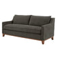 Hunky Luxurious Modern Straight Line Sofa Set with Teak Wood frame