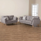 Hunky Premium Modern Straight Line Sofa Set with Pine wood legs