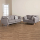 Hunky Premium Modern Straight Line Sofa Set with Pine wood legs