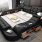 Hunky Futuristic Multifunctional Smart Bed With Massage Chair and Speakers