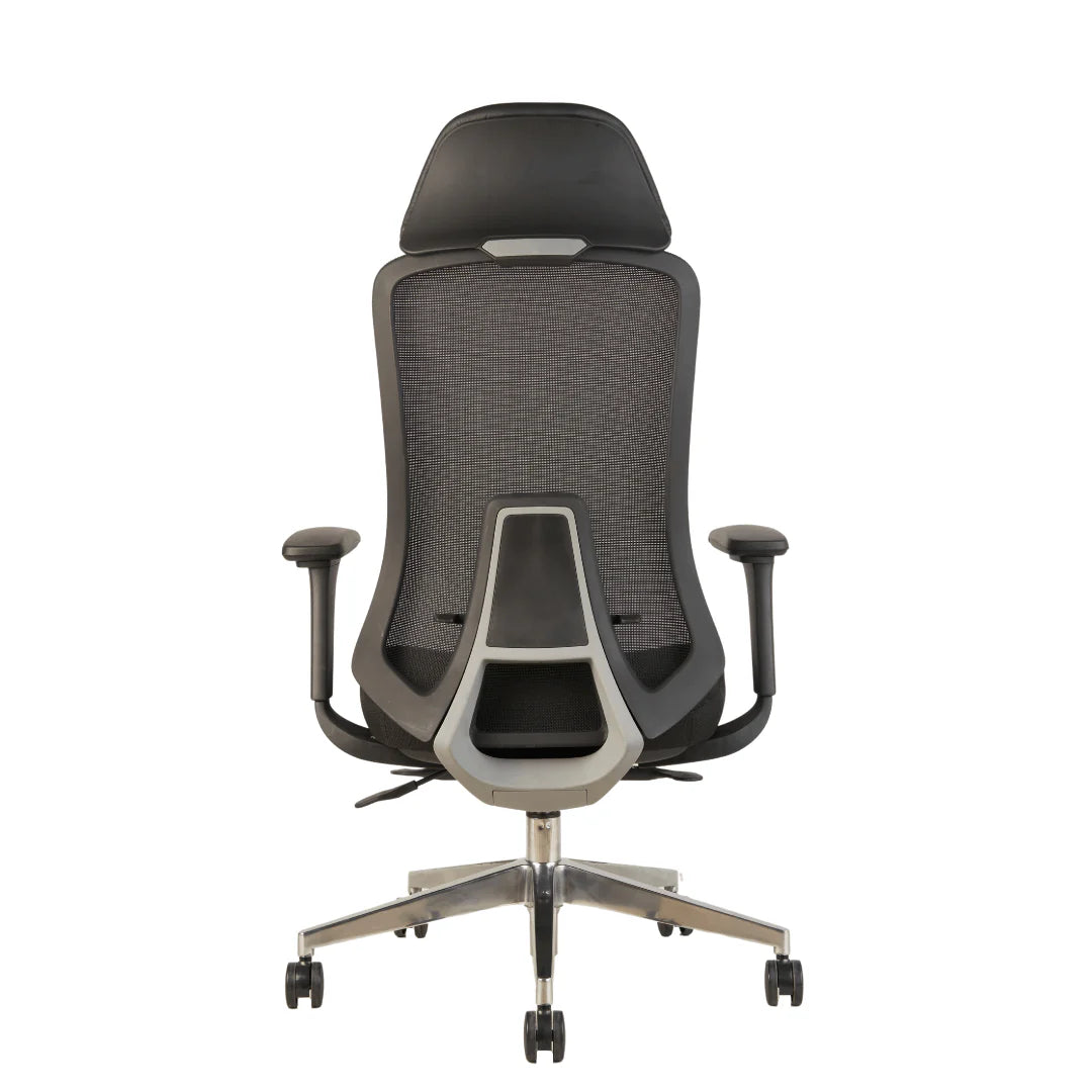 Hunky Fedo High Back Chair With Adjustable Armrest , Mesh Office Executive Chair
