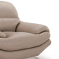 Hunky 3 Seater Modern Leatherette Sofa Set With Wooden Frame and Metal Legs