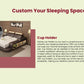 Hunky Multifunctional Modern Smart Bed With Built-In Massage Chair and Bluetooth Speakers