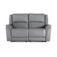 Hunky Premium Leatherette 3 Seater Reclining Sofa Set with infinite Locking Position and USB Port