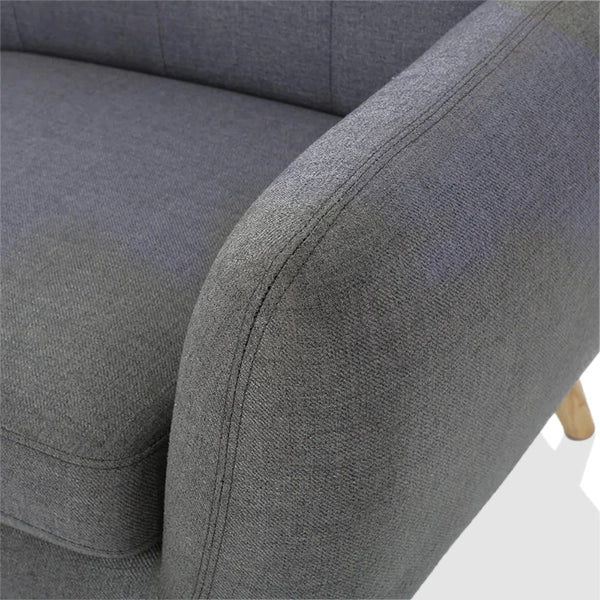 Hunky Modern stylish Velvet Sofa Set With Pine Wood Legs