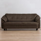 Hunky Modern Premium Fabric 3 Seater Sofa With Wooden Frame and PVC Legs