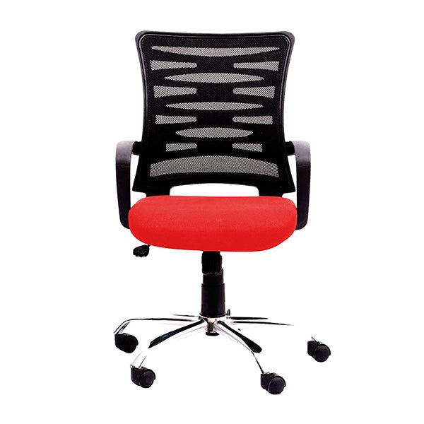 Hunky Medium Back Mesh Office Employee Chair With  Adjustable Height