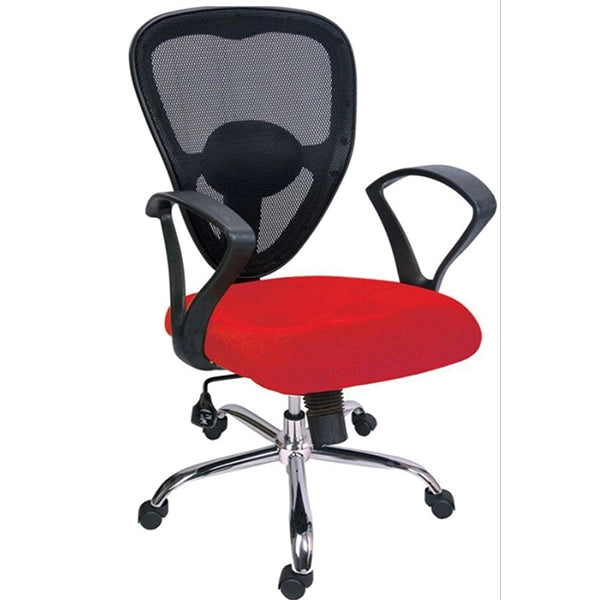 Hunky Ergonomically Designed Mesh Office Employee  Chair Low Back with Height Adjustment