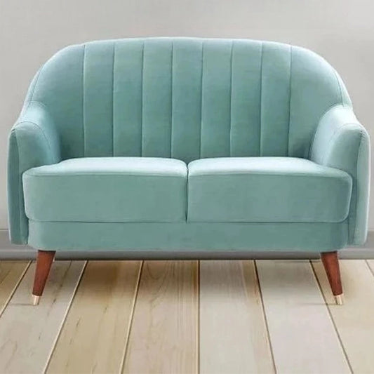 Hunky Suede Fabric Straight Line Sofa Set with Pine wood Legs