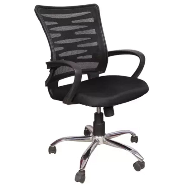 Hunky Medium Back Mesh Office Employee Chair With  Adjustable Height