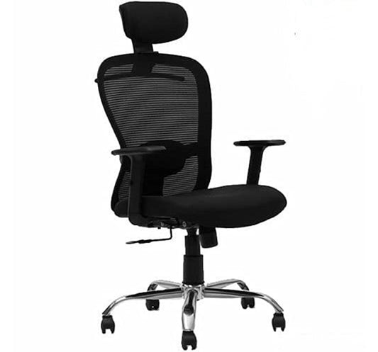 Hunky Butterly High Back Ergonomic Office / Study Chair / Ergonomic Mesh High Back Office Desk Chair | Adjustable Headrest & Adjustable Lumbar Support |5 Year Warranty
