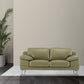 Hunky Premium Leatherette 3 seater sofa Set with wooden Frame and chrome base