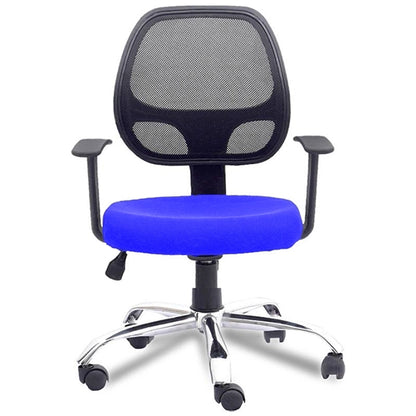 Hunky Medium Back Mesh Office Executive Chair with Armrest and Chrome base