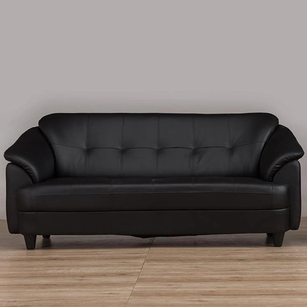 Hunky Modern Premium Fabric 3 Seater Sofa With Wooden Frame and PVC Legs