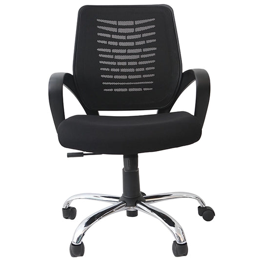 Hunky Ergonomic Low Back Mesh Office Executive Chair with Chrome Base