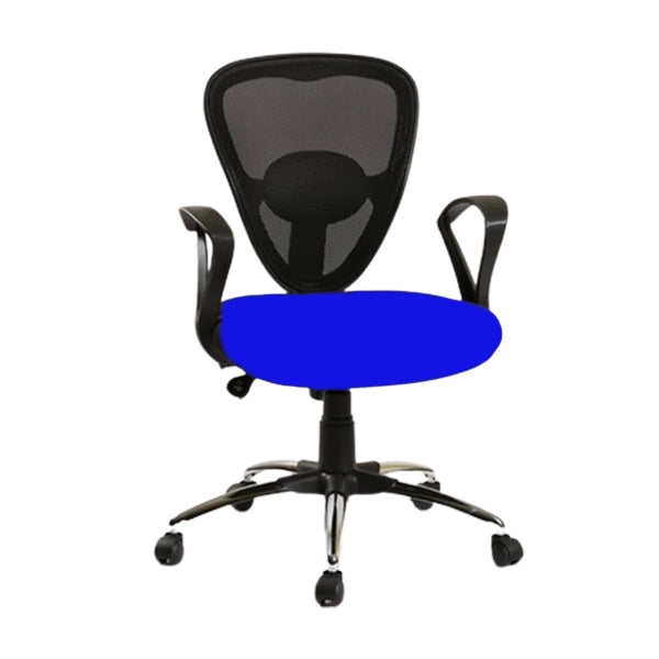 Hunky Ergonomically Designed Mesh Office Employee  Chair Low Back with Height Adjustment