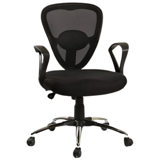 Hunky Ergonomically Designed Mesh Office Employee  Chair Low Back with Height Adjustment