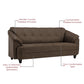 Hunky Modern Premium Fabric 3 Seater Sofa With Wooden Frame and PVC Legs