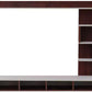 Hunky Peer Wall-Mounted Engineered Media Wooden TV Entertainment Console ( Finish Colour : Brown , DIY ( Do-It-Yourself )