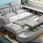 Hunky Modular Futuristic Multifunctional Smart Bed With Built in Massage Chair and Storage Space