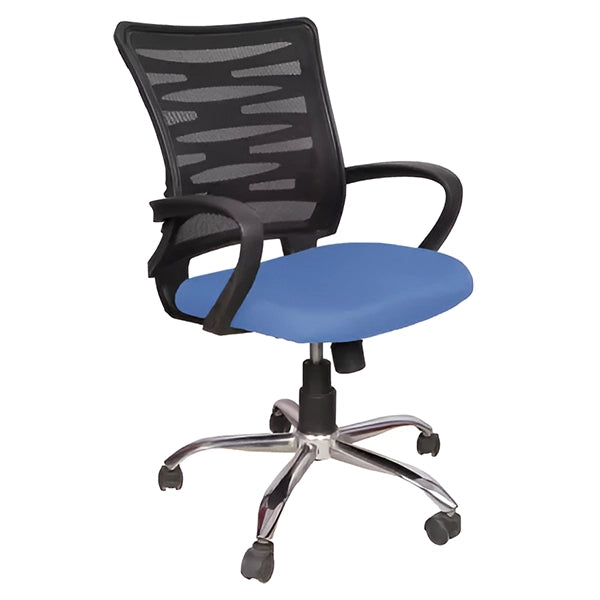 Hunky Medium Back Mesh Office Employee Chair With  Adjustable Height