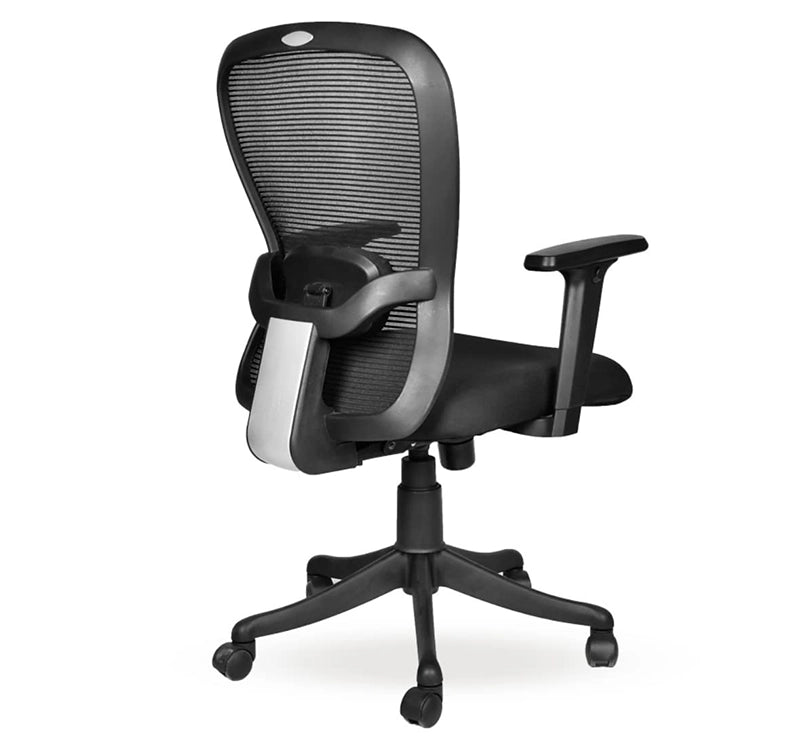 Hunky Butterly Medium Back Ergonomic Chair With Extra Comfort | 3 Years Warranty | Office Executive Chair