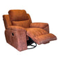 Hunky Soft Suede Fabric Manual Recliner Sofa