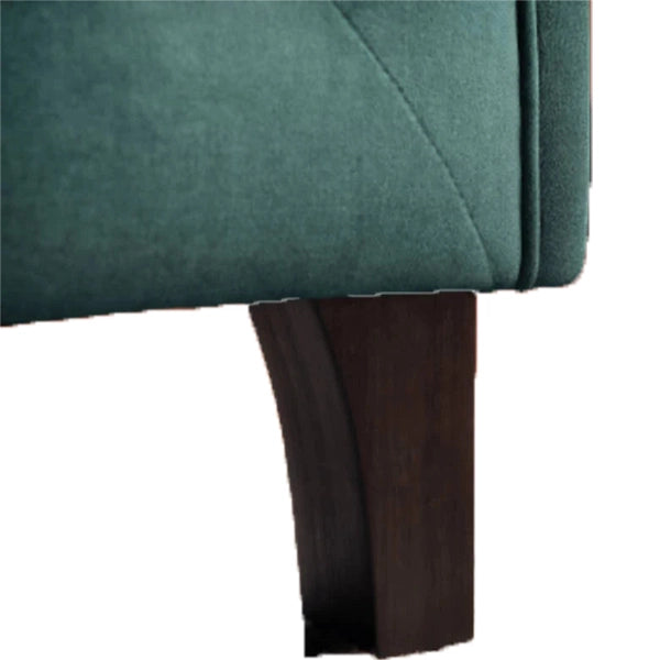 Hunky Suede Fabric Luxury Sofa Set With Pine Wood legs