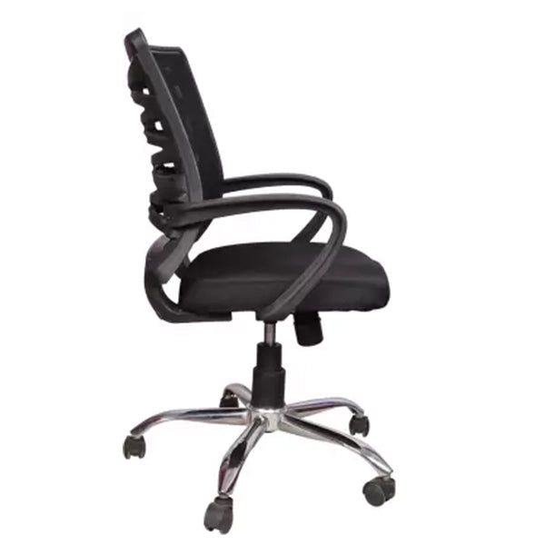Hunky Medium Back Mesh Office Employee Chair With  Adjustable Height