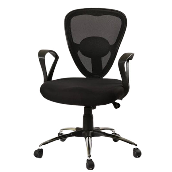 Hunky Ergonomically Designed Mesh Office Employee  Chair Low Back with Height Adjustment