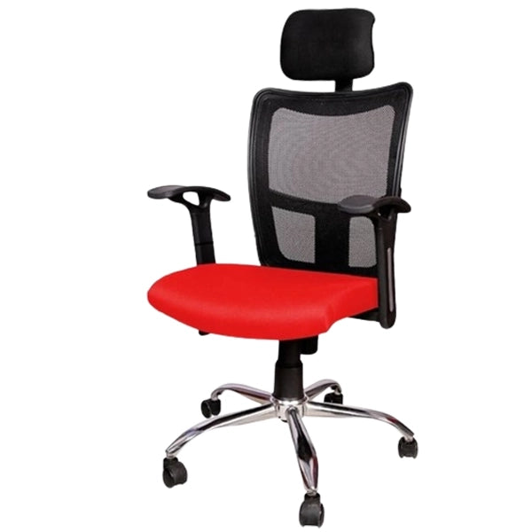 Hunky High Back Mesh Office Employee Chair with Adjustable headrest and Armrest