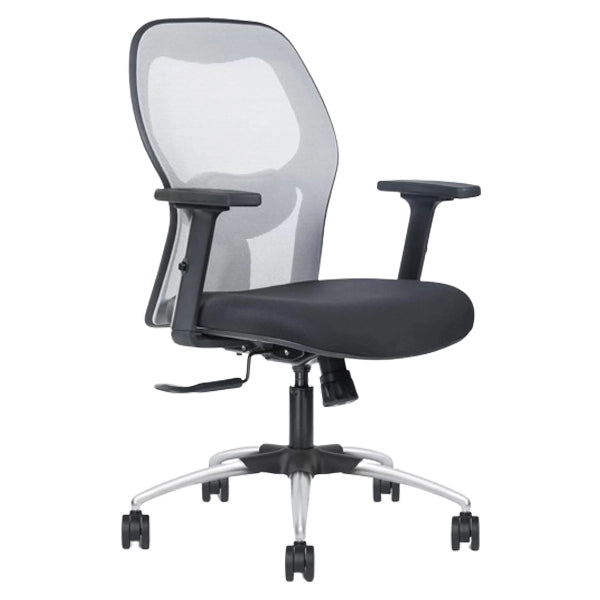Hunky Medium Back Mesh Office Employee Desk Chair with Adjustable Armrest