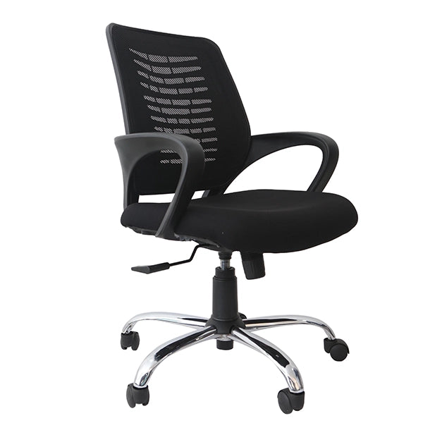 Hunky Ergonomic Low Back Mesh Office Executive Chair with Chrome Base