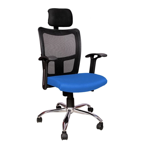 Hunky High Back Mesh Office Employee Chair with Adjustable headrest and Armrest