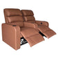Hunky Motorized Leatherite Recliner Sofa with Cup Holder