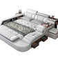 Hunky Modular Futuristic Multifunctional Smart Bed With Built in Massage Chair and Storage Space