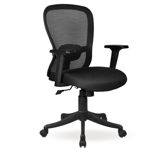 Hunky Butterly Medium Back Ergonomic Chair With Extra Comfort | 3 Years Warranty | Office Executive Chair