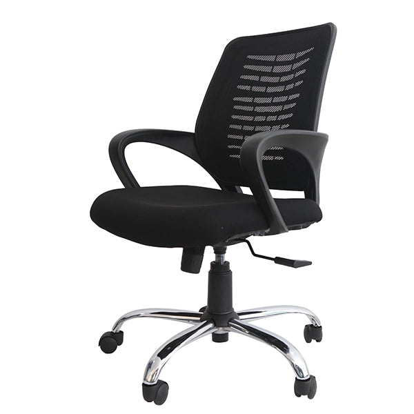 Hunky Ergonomic Low Back Mesh Office Executive Chair with Chrome Base