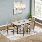 Hunky Elite Comfort 6- Seater Dining Table Set (Solid Wood)