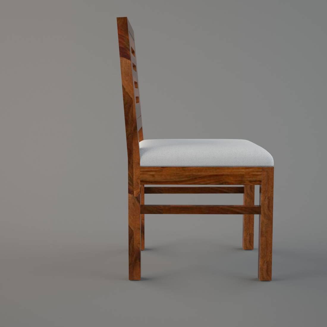 Hunky Elanwood 6 - Seater Sheesham Wood Dining Table Set